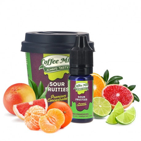 Sour Fruities - Coffee Mill One Shot 10ml - Boss Vape