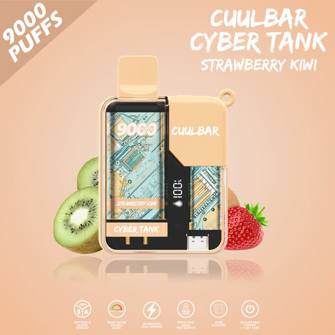 CUULBAR PREMIUM CYBERTANK DISPOSABLE VAPE 50mg 9000 PUFF WITH LANYARD Boss Vape CUULBAR PREMIUM CYBERTANK DISPOSABLE VAPE 50mg 9000 PUFF WITH LANYARD Boss Vape