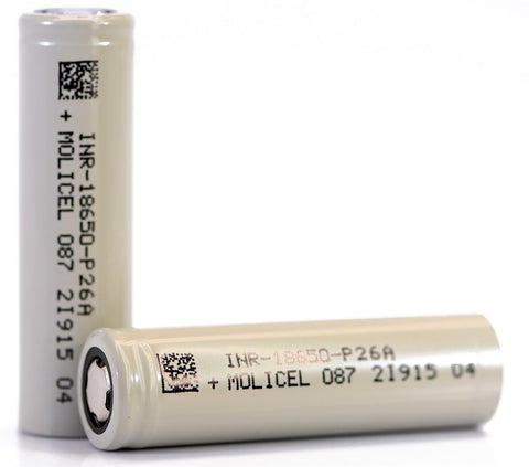 Molicel P26A 18650 Battery Boss Vape Molicel P26A 18650 Battery Boss Vape