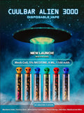 Cuul Bar Alien 8ml Prefilled Capacity, 5% Premium Nicotine 3000 Puffs