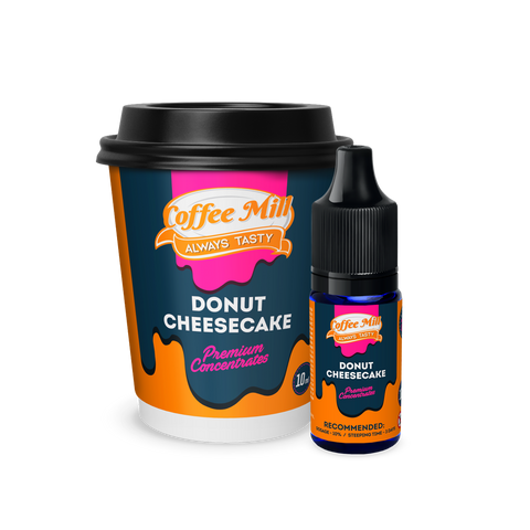 Doughnut Cheesecake - Coffee Mill One Shot 10ml - Boss Vape