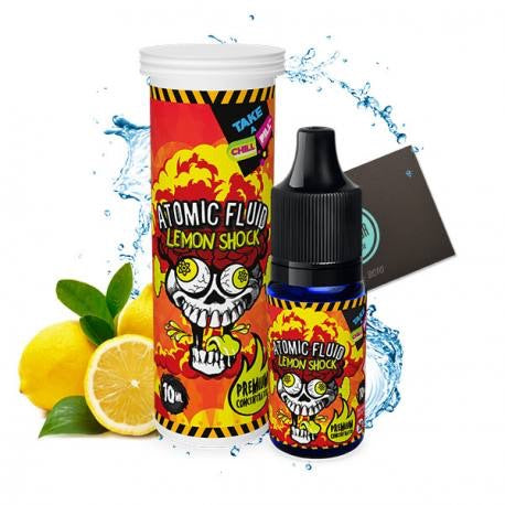 CHILL PILL - ATOMIC FLUID - LEMON SHOCK - Boss Vape