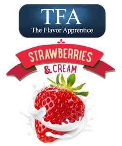 Strawberries and Cream Flavor TFA - Boss Vape