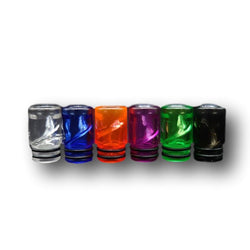 Plastic 510 Drip Tips (Spiral & Transparent Colours)